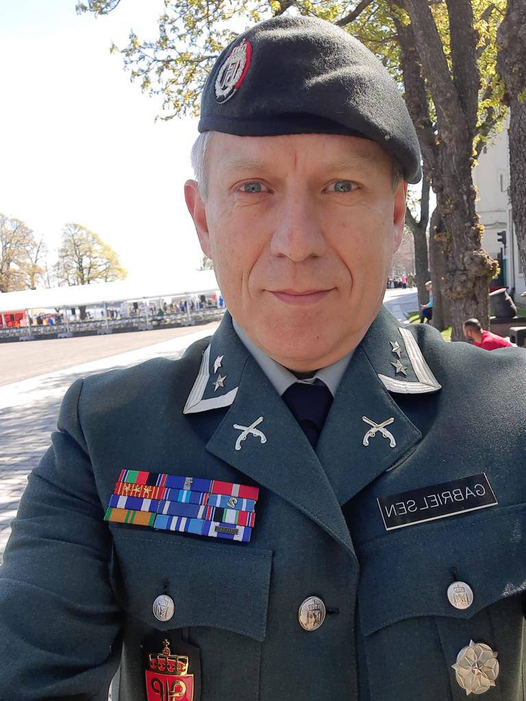 Gunnar Gabrielsen, oberstløytnant, nestkommanderende ved Forsvarsmuseene, og med lang erfaring fra Midtøsten
