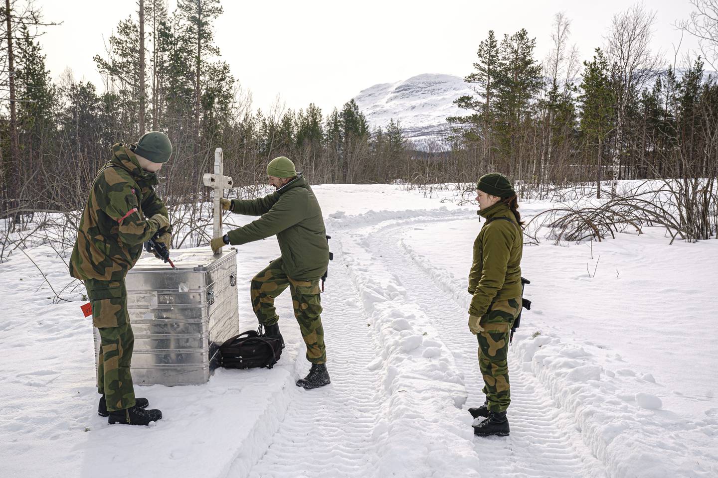 Forsvarets tros- og livssynskorps på Cold response, Troms.