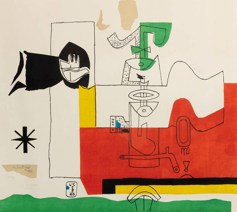 OKK.E.01867
Charles-Édouard Le Corbusier, Totem, 1963, Papirarbeid-Grafikk