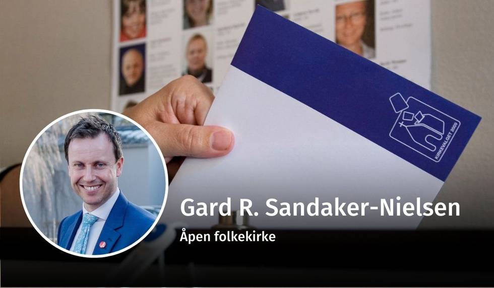 Gard Sandaker-Nielsen, kirkevalg, debatt