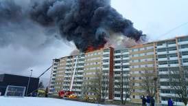 Over 300 beboere står uten bolig etter blokk-brann i Drammen