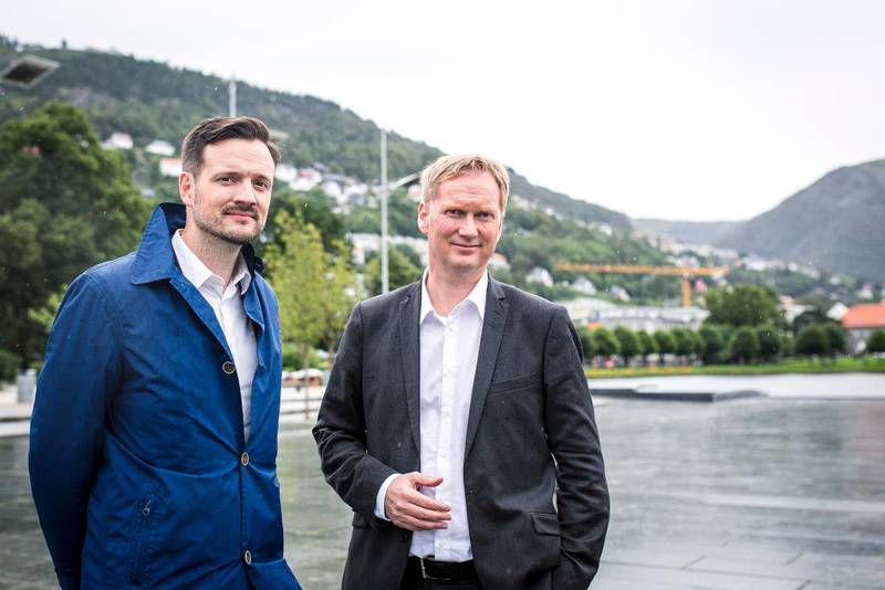 Kommunevalg Bergen; Dag Inge Ulstein (Krf) og Harald Schjelderup (AP); byrådslederkandidat