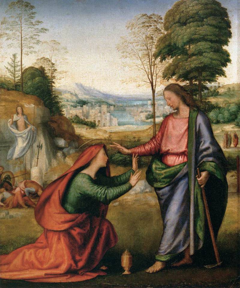 «Noli me tangere!» er et kjent motiv i kunsthistorien. Dette er den latinske versjonen av den oppstandne Jesu ord til Maria Magdalena fra Johannesevangeliet: «Rør meg ikke».