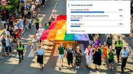 NRK spurte hva folk mener om Pride: 19 prosent svarte «tull, hele greia» 