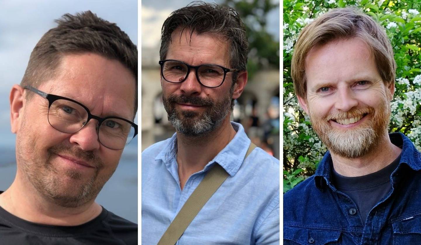 Bloggere for Re:tro (re-tro.no). Fra venstre:
Kent Bersvendsen, Lennart Iversen og Sveinung Berntsen