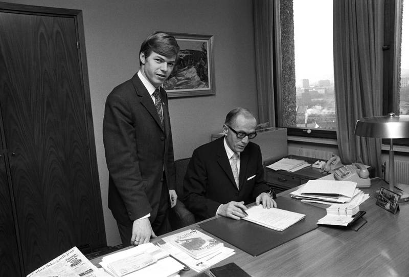 Kjell Magne Bondevik var statssekretær for statsminister Lars Korvald i 1973.