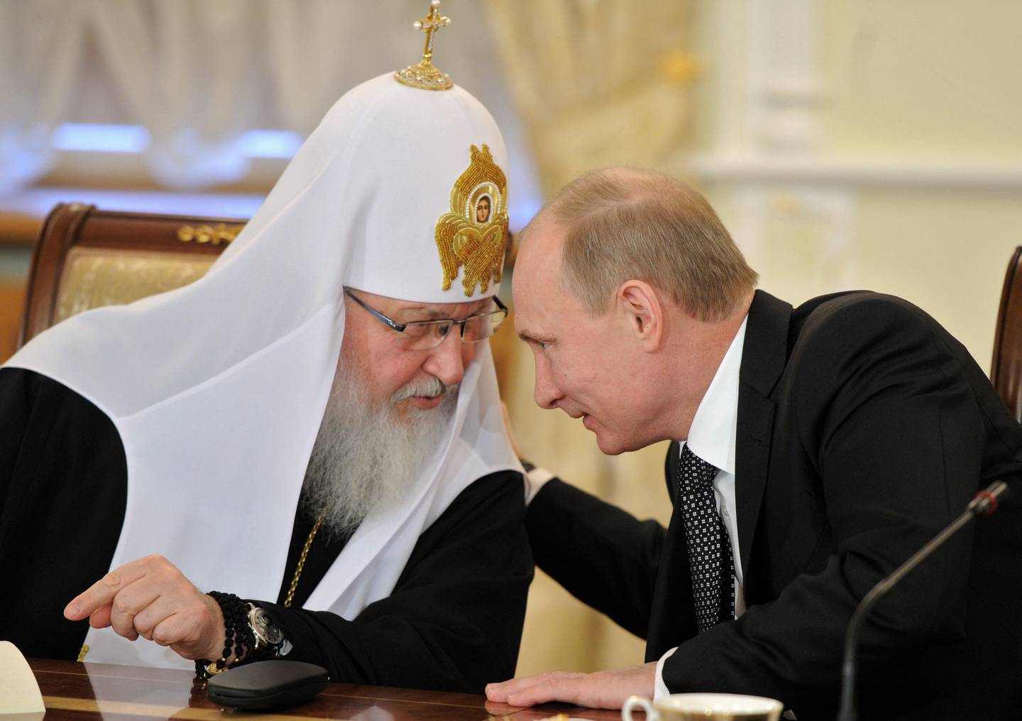 Patriark Kirill, den russisk-ortodokse kirke, Putin, russland