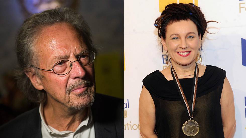 Den østerrikske forfatteren Peter Handke og den polske forfatteren Olga Tokarczuk er tildelt Nobels litteraturpris for henholdsvis 2019 og 2018.