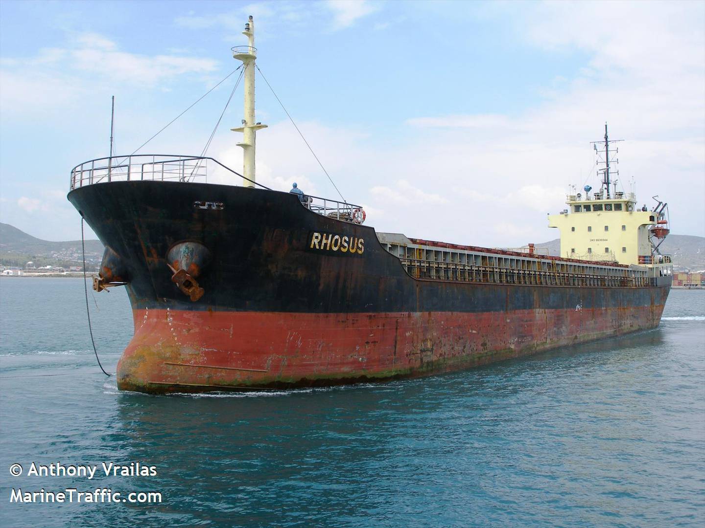 SKIPET: MS Rhosus i Hellas i 2013, før det skjebnesvangre skipet seilte til Beirut.