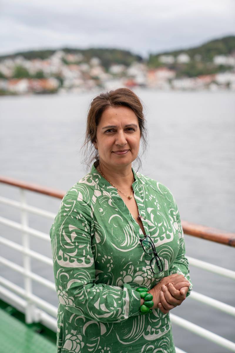 Arendalsukal 2018. Tina Shagufta Kornmo, vararepresentant til Stortinget for Venstre, medlem av utdannings- og forskningskomiteen våren 2018.