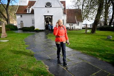 Mette-Marit starta på ruta som endar i Trondheim