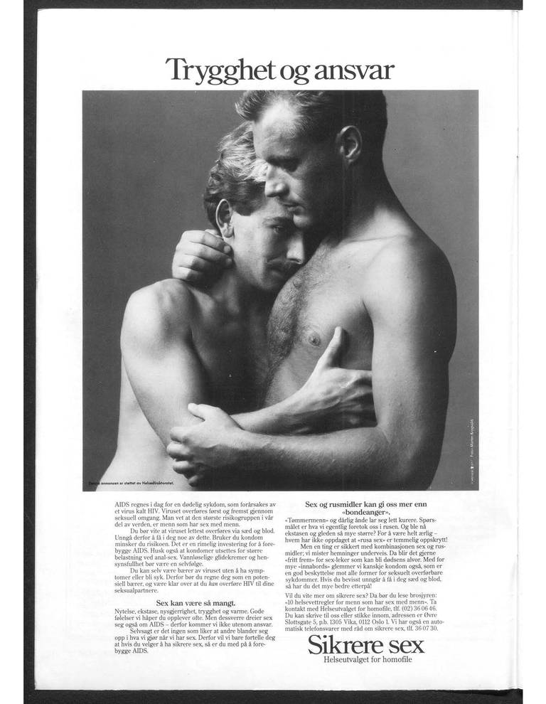 Ketil Slagstad mener annonsekampanjene som ble utformet av Helseutvalget var et vendepunkt. For første gang ble homofil kjærlighet fremstilt i offentligheten.