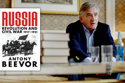 Rystende om den russiske revolusjon fra Antony Beevor 