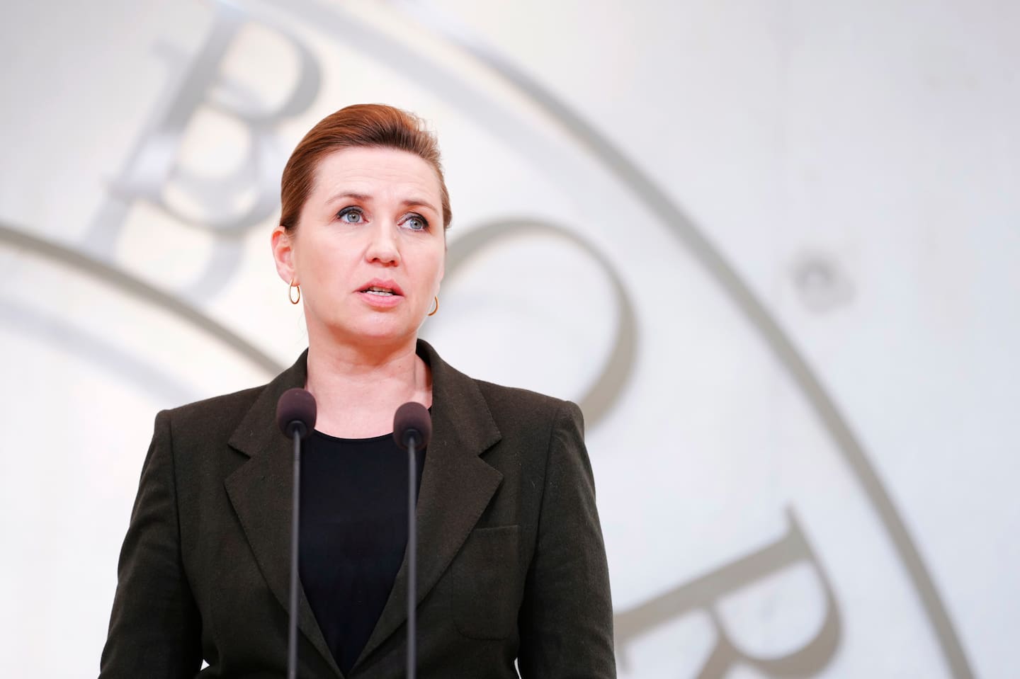 Danmarks statsminister Mette Frederiksen varsler opprustning av det danske forsvaret. Arkivfoto: Liselotte Sabroe / Ritzau Scanpix via AP / NTB