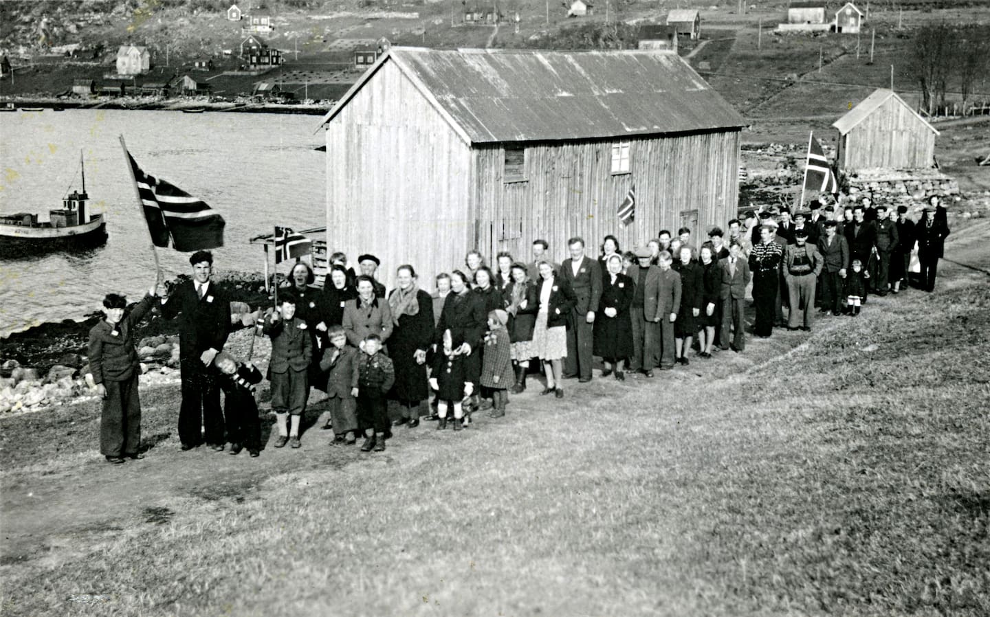 Spjutvika, Sortland, 8.mai 1945