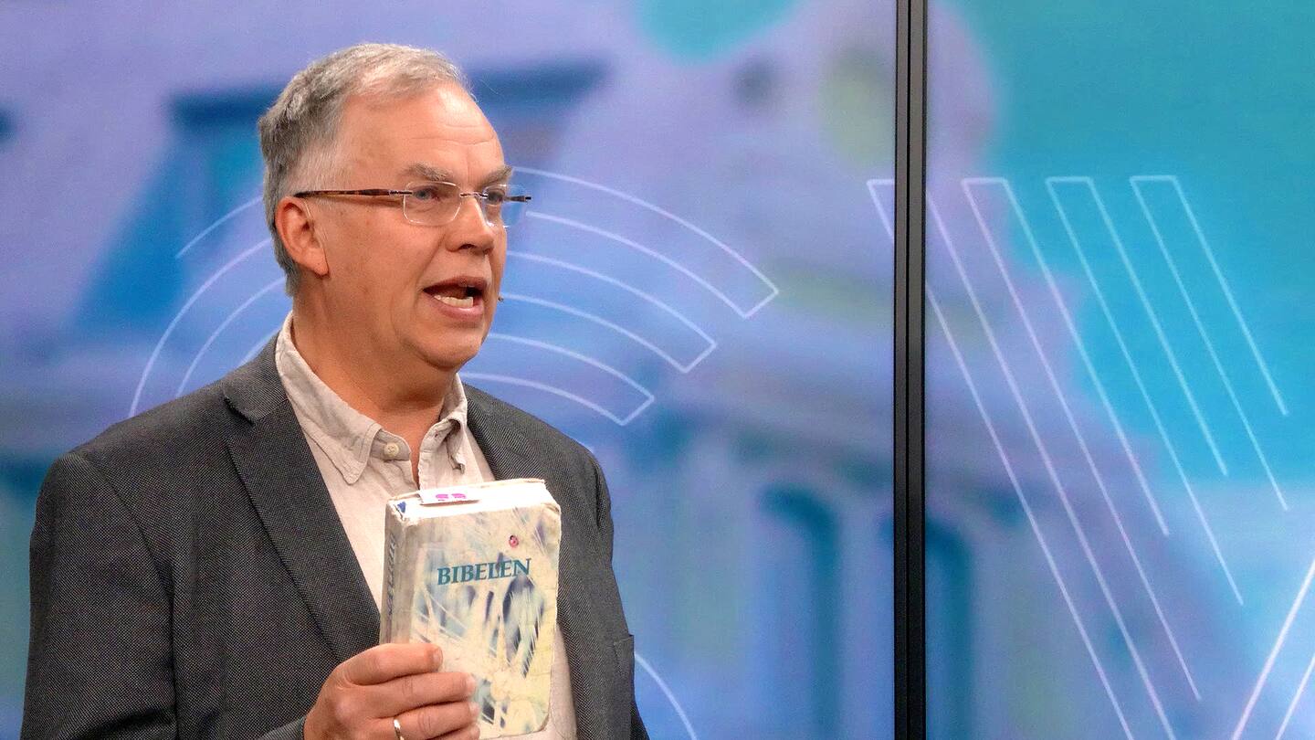 DEBATT: Hver av kirkevalgslistene fikk velge tema til årets debatter. Bønnelistas Jo Hedberg valgte å spørre om Jesus er synlig nok i Den norske kirkes arbeid.
