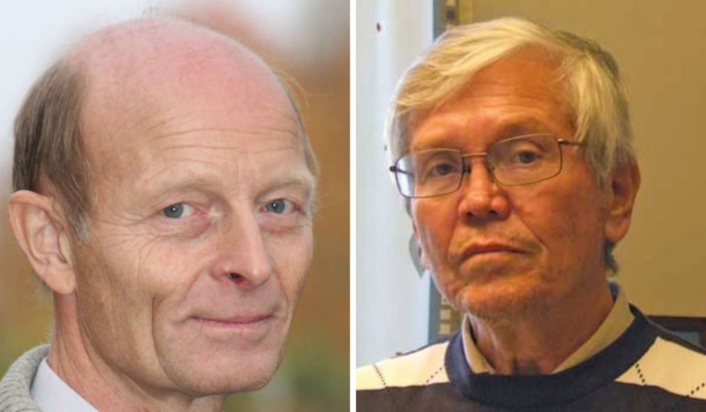 Fra venstre: Øyvind Hasting, psykiater og Fred Andersen, pensjonert lege