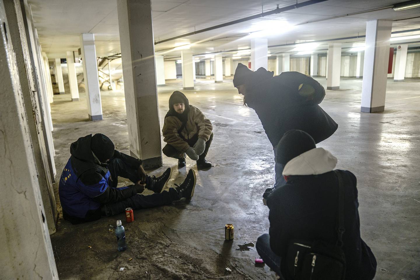 Uteseksjonen i Oslo ser etter personer som sover ute i kulden en av de kaldeste nettene i januar.