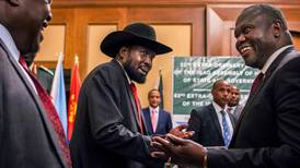 Håndslag for fred i Sør-Sudan