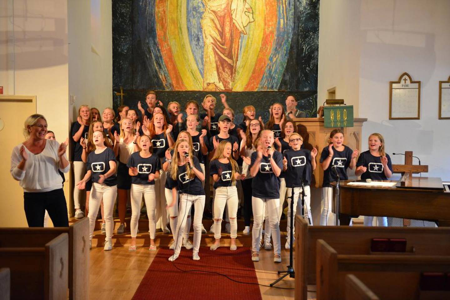 Under konserten i Sjømannskirken i San Pedro var det stor ­jubel for det norske Soul Children-koret.