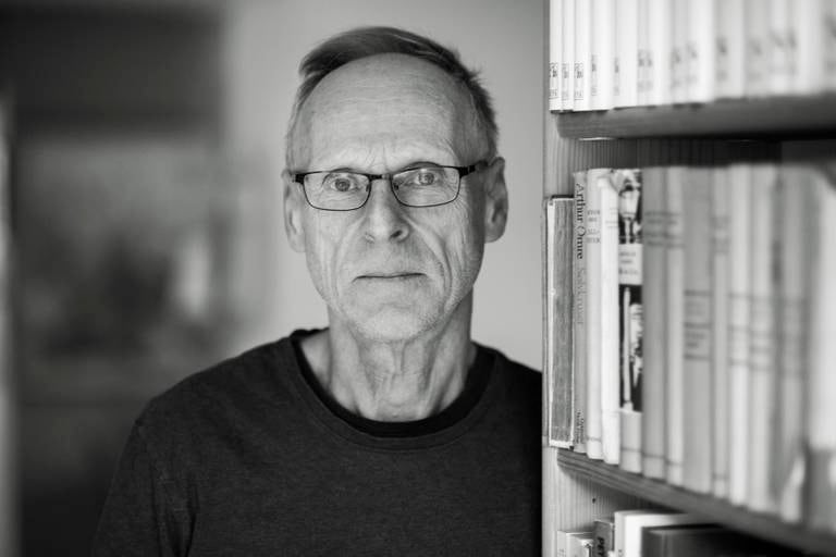 Espen Søbye får den fine Gyldendalprisen for sin innsats som sakprosaforfatter. Foto: Finn Ståle Felberg