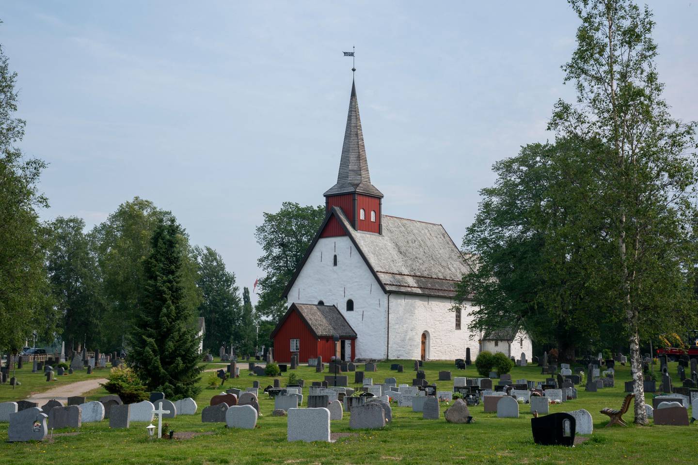 Ranem kirke utenfor Namsos, Trøndelag.
