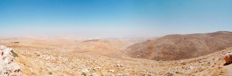 Samaria or Shomron  is a mountainous region in the Southern Levant. View to the Jordan Valley.