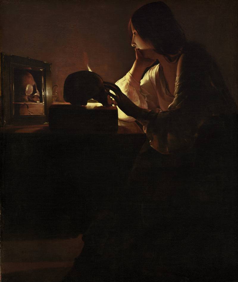 Bildet av Maria som den angrende synder har festet seg blant annet gjennom kunstens fremstillinger. Som her: Georges de la Tours maleri som befinner seg i Pradomuseet.