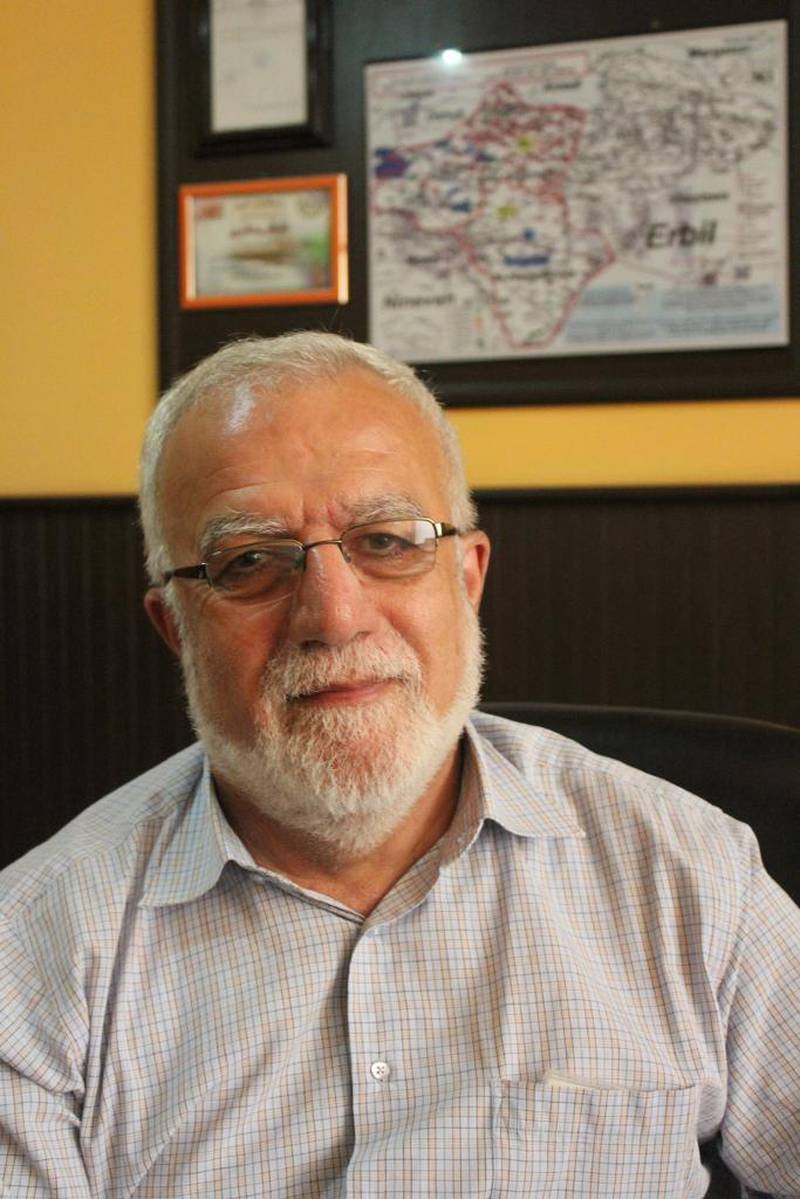 HJELPER: Fader Emanuel Youkhana er sjef for den kristne hjelpeorganisasjonen CAPNI i Dohuk.