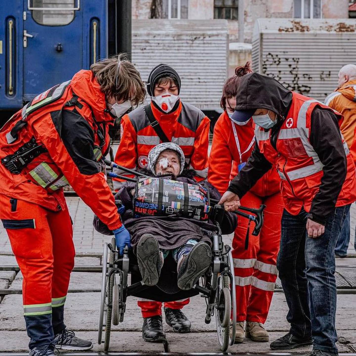 NØDHJELP: Røde Kors er glade for alle donasjonene de har fått inn siden krigen i Ukraina brøt ut.