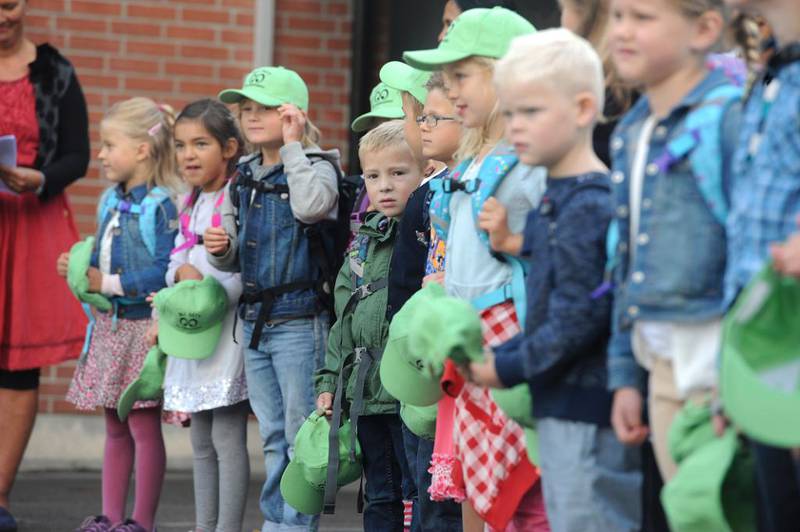 Mandag startet tusenvis av førsteklassinger på skolen. Her fra Korsvoll skole i Oslo.