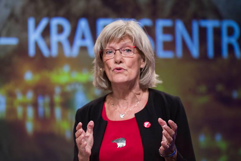 Arendal  20180817.
Karin Andersen, stortingsrepresentant (SV) i debatt om fylker og regioner.
Foto: Terje Pedersen / NTB scanpix