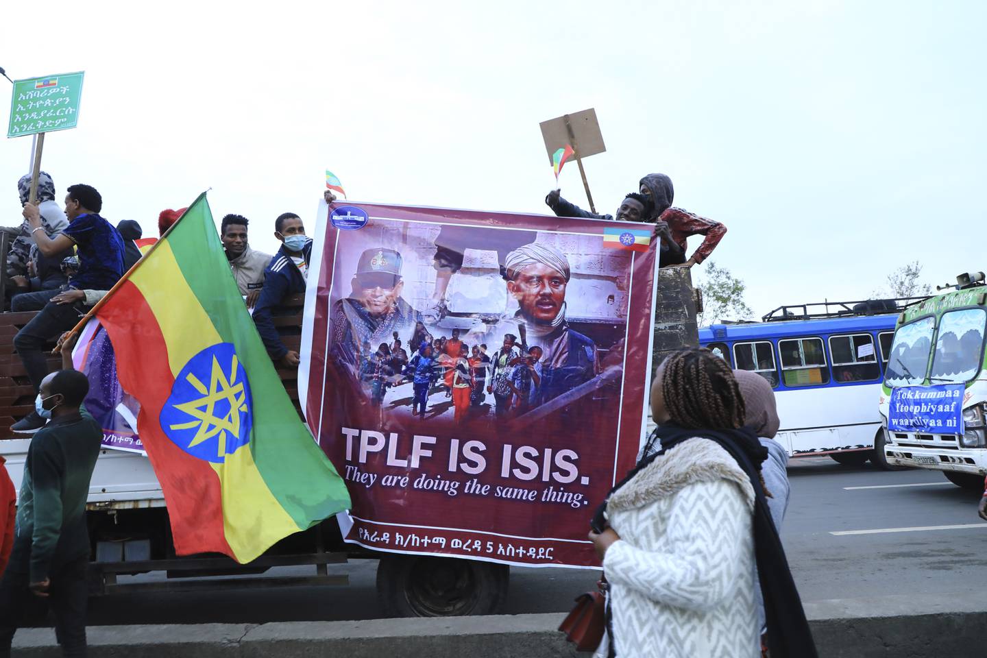 Demonstrasjon mot TPLF i Addis